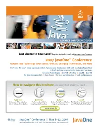 2007 Javaonesm Conference Word “BENEFIT” Is in Green Instead of Orange