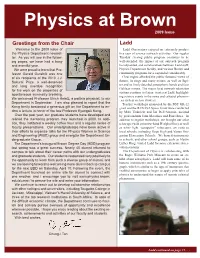 2009 Newsletter
