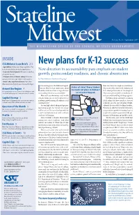 Stateline Midwest Is Published 11 Times a Year Low-Performing Ones