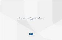 Corporate Social Responsibility Report 2020 TABLE of CONTENTS