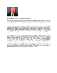 Lawrence Charles Parish, MD, MD (Hon), Editor-In-Chief