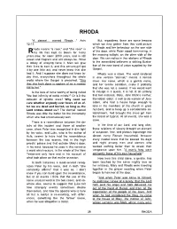 A Damsel... Named Rhoda...," Acts But, Regardless, There Are Some Lessons 12:13