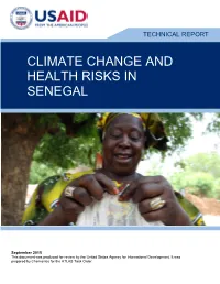 Climate Change and Health Risks in Senegal