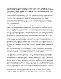 For Additional Information on This Speech and the Cuban Missile Crisis, Please See the Following Book: the Papers of Adlai E