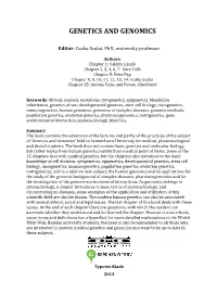 Genetics and Genomics