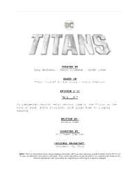 Titans" by Bob Haney | Bruno Premiani