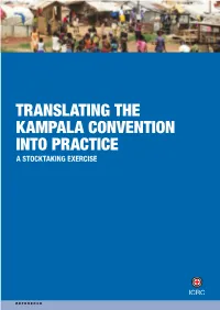 Moving Forward on Translating the Kampala Convention Into Practice