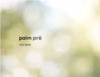 Palm Pre User Guide