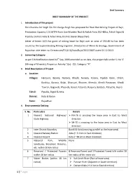 1 | Page BRIEF SUMMARY of the PROJECT 1. Introduction of The