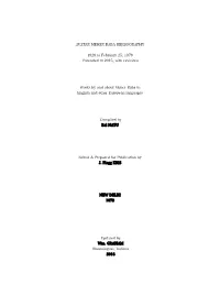 Avatar Meher Baba Bibliography with Revisions