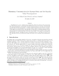 Minimizing Communication for Eigenproblems and the Singular Value Decomposition