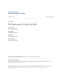 The Parthenon, October 10, 2018