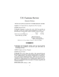 U.S. Customs Service