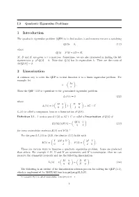 1 Introduction 2 Linearization