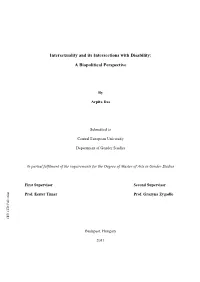 A Discursive Analysis of the Intersections Between Intersex