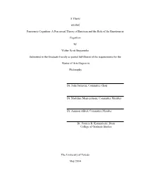 A Perceptual Theory of Emotion and the Role of the Emotions in Cognition by Walter Scott