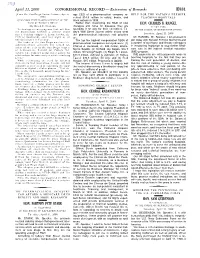 CONGRESSIONAL RECORD— Extensions Of