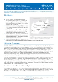 Highlights Situation Overview