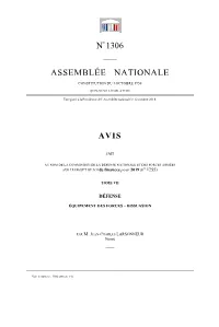 N° 1306 Assemblée Nationale