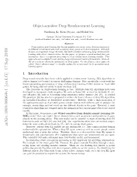 Object-Sensitive Deep Reinforcement Learning