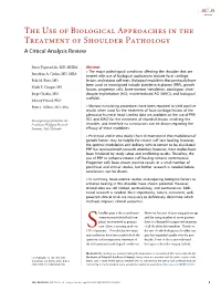 Shoulder Biologics
