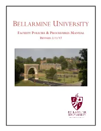 Faculty Handbook, Which Is Chapter 7 of the University Policies and Procedures