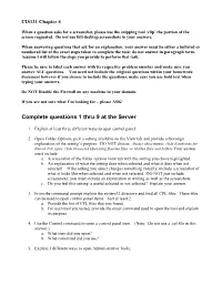 Homework for Chapter 4 in CIS131