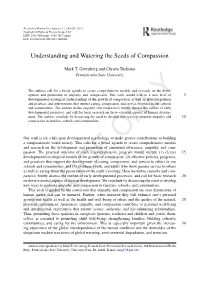 Understanding and Watering the Seeds of Compassion