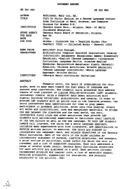 Englisl As a Second Language Content Area Curriculum in Math, Science, and Computer Science for Grades K-6