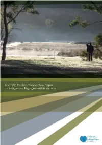 VCMC Position Paper on Indigenous Engagement in Victoria