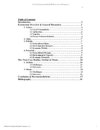 Ecotourism and the Middle East: Lessons in Development 1