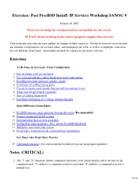 Exercises: Post Freebsd Install: IP Services Workshop SANOG 9