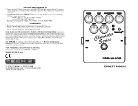 Owner's Manual for Complete Guidance to Operation