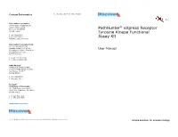 Pathhunter® Express Receptor Tyrosine Kinase Functional Assay