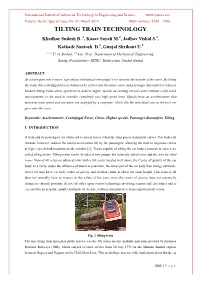 TILTING TRAIN TECHNOLOGY Khedkar Sudesh B .1, Kasav Sayali M.2, Jadhav Vishal S.3, Katkade Santosh D.4, Gunjal Shrikant U.5 1,2,3, U