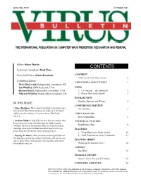 Virus Bulletin, October 2001