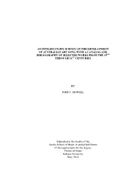 An Introductory Survey on the Development of Australian Art Song with a Catalog and Bibliography of Selected Works from the 19Th Through 21St Centuries