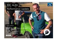 BBC ALBA Performance Update