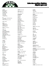 Eligible Type-List Here