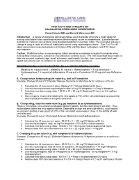 Fast Facts and Concepts