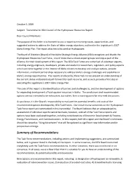 Hydro Task Force Report