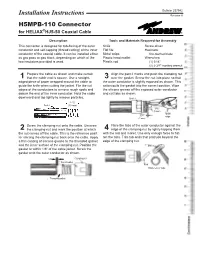 Installation Instructions Revision A