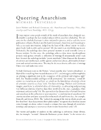 Queering Anarchism MICHAEL TRUSCELLO