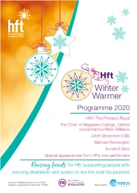 Raising Funds for Hft; Supporting People with Learning Disabilities and Autism to Live the Best Life Possible