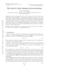 The Halo by Halo Missing Baryon Problem