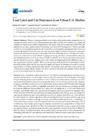 Coat Color and Cat Outcomes in an Urban U.S. Shelter