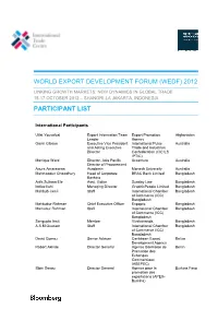 Event Programme