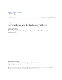 L. Frank Baum and the Technology of Love