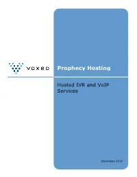 Prophecy Hosting