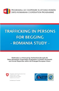 Trafficking in Persons for Begging - Romania Study